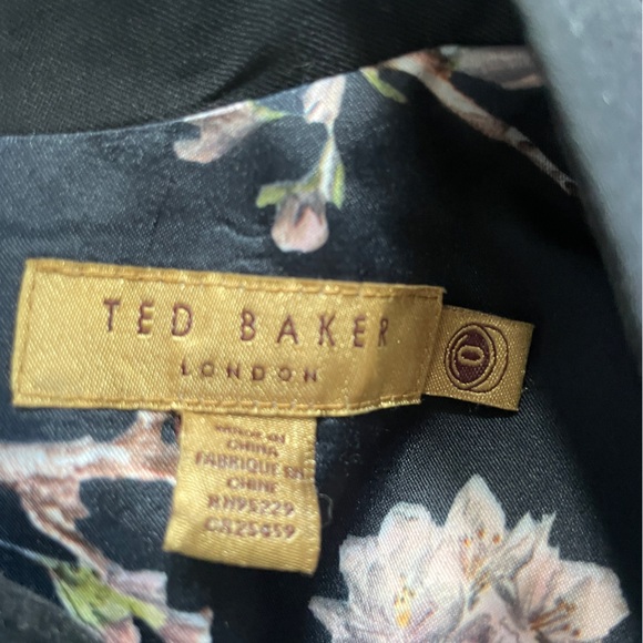 TED BAKER LONDON AGNES BUCKLE WAIST SHEATH PENCIL DRESS SIZE TB 0 NWOT - Picture 8 of 8